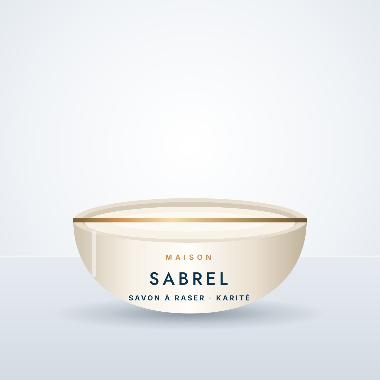 Savon à raser au beurre de karité, 100 g, Maison Sabrel