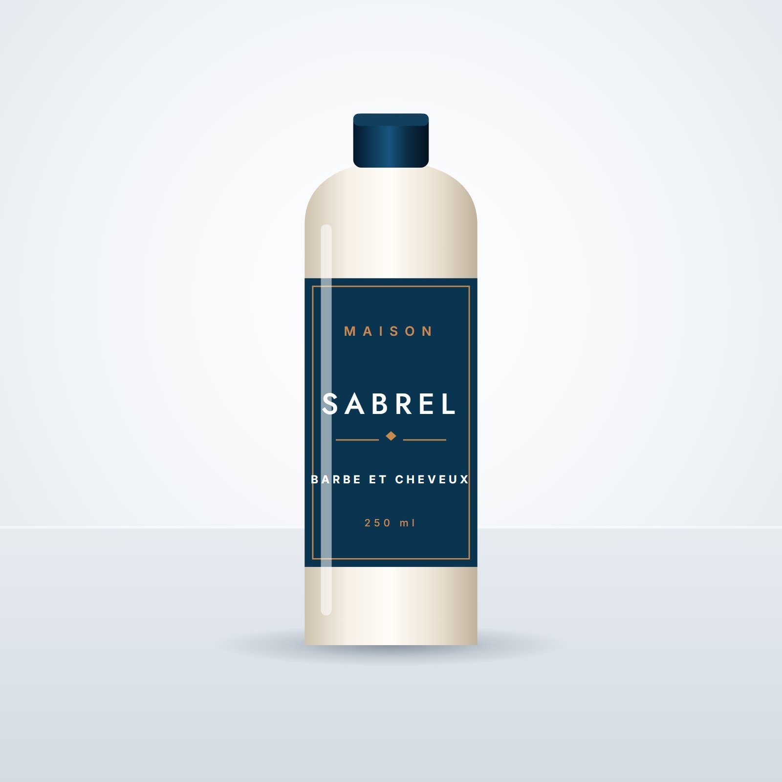 Shampoing barbe et cheveux, 250 ml, Maison Sabrel